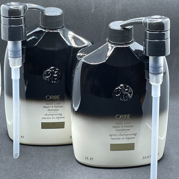 COPY - Oribe Gold Lust Repair & Restore Shampoo and Conditioner 33.8oz/1 Liter …